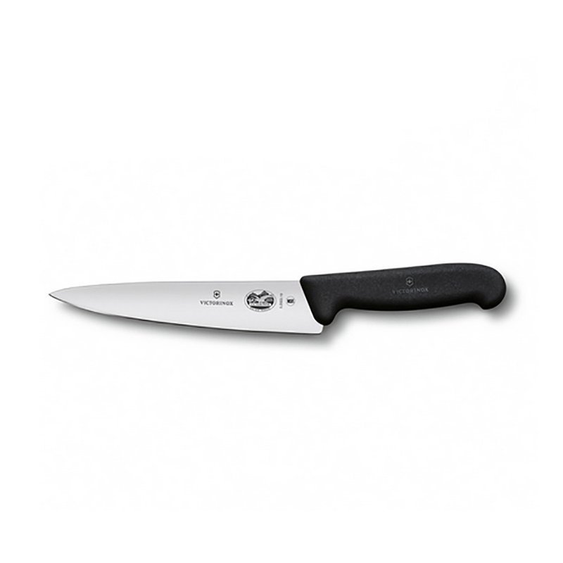 VICTORINOX Swiss Fibrox non-slip handle meat cleaver 19cm black 5.2003.19 - เครื่องครัว - วัสดุอื่นๆ สีดำ