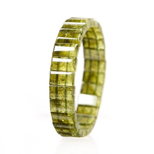 正佳珠寶 Gemsrich Jewelry 【正佳珠寶】綠石榴 頂級漸層沙弗萊 28g 綠石榴石手排
