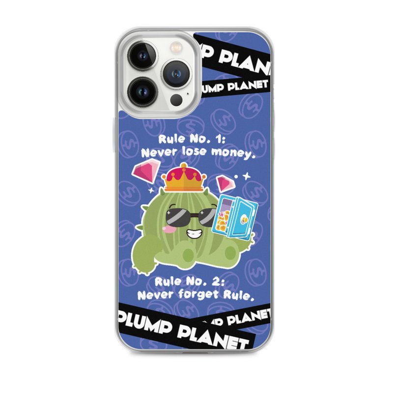 【Free Shipping】Money Rule |  Phone Clear Case - เคส/ซองมือถือ - พลาสติก สีน้ำเงิน