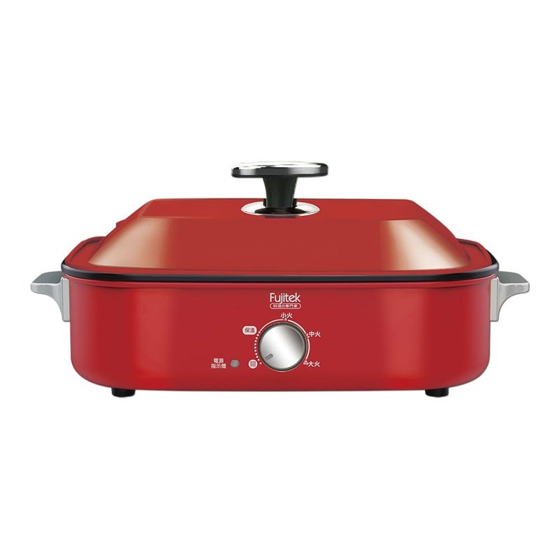 [Fuji Dentsu] All-round cooking 5-step electric griddle - Kitchen Appliances - Other Materials Red