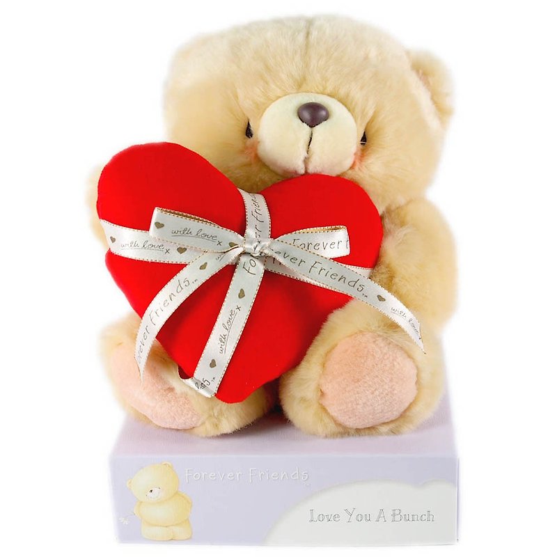 8 inches/love plush bear【Hallmark-ForeverFriends Plush-Heart Warming Series】 - Stuffed Dolls & Figurines - Other Materials Multicolor