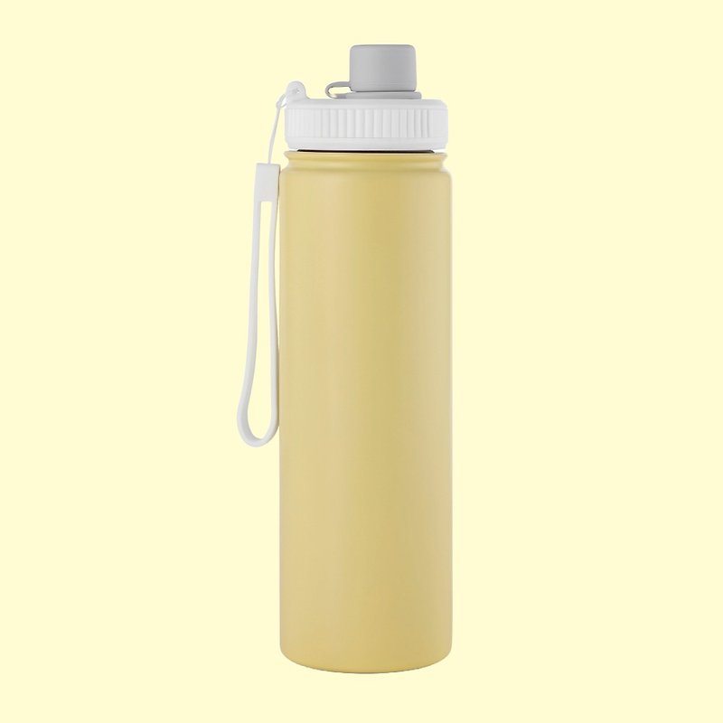 YCCT ガイヘカップ 700ml - Nuanyang イエロー- 持ち運びが簡単で環境に優しい飲料カップ/氷保存魔法瓶カップ - 保温・保冷ボトル - ステンレススチール 