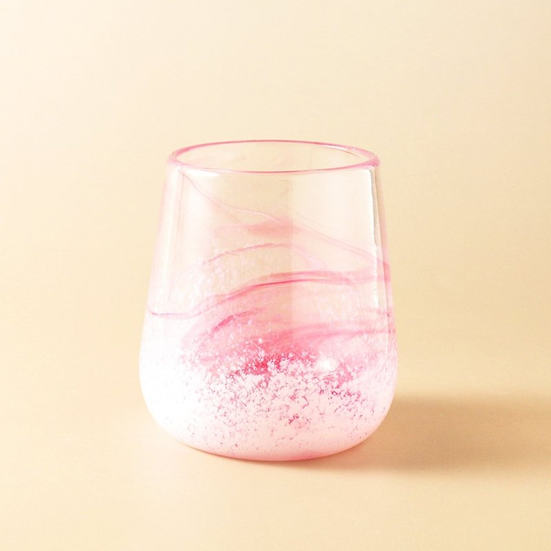 クラウドミストシリーズ アフターグロー - リング - ガラス ピンク