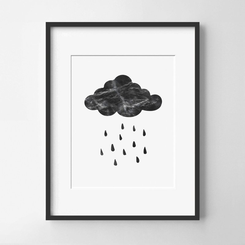 Dark Grey print #12 畫 佈置 擺飾 臥室 浴室 餐廳 咖啡廳 - 擺飾/家飾品 - 紙 