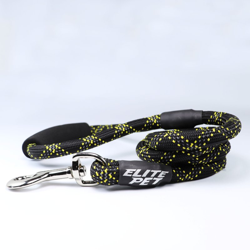 FLASH Lightning Series Pet Sports Leash  BKY - Collars & Leashes - Nylon Black