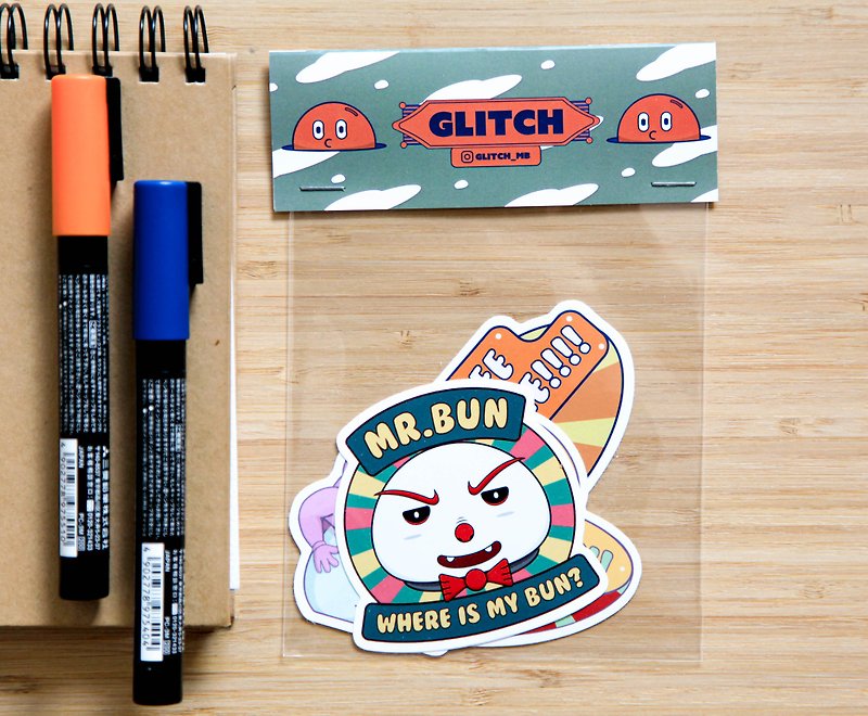 GLITCH Friend | Sticker pack - Stickers - Other Materials 