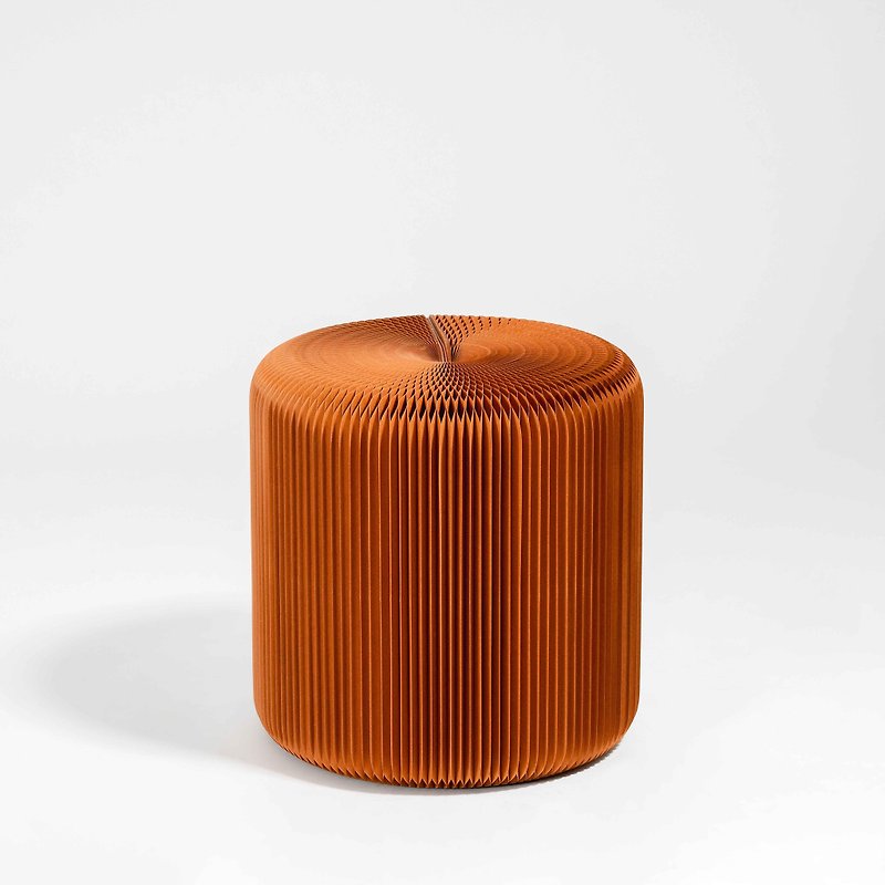 45cm honeycomb paper stool/ dark brown kraft paper - Chairs & Sofas - Paper Brown