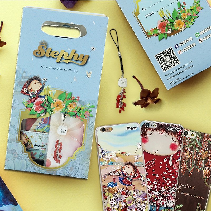 Stephy fruit Iphone 6plus gift box set / 5 into / gift hand made red cannon Fu pig ornaments - Phone Cases - Plastic 