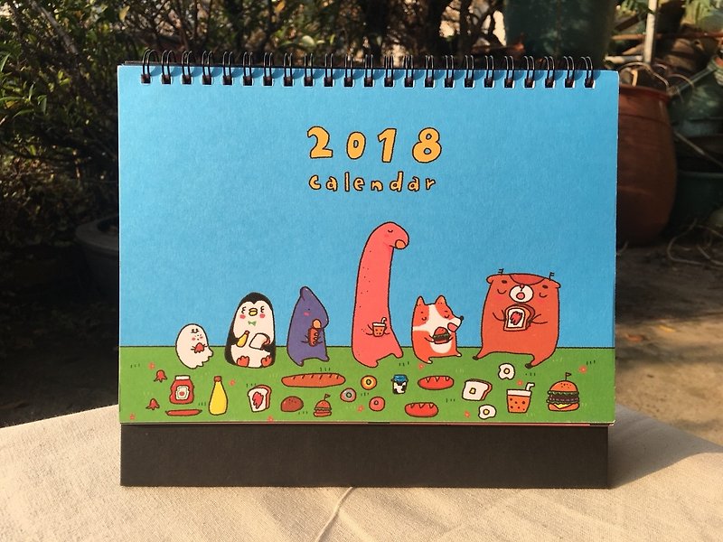 デスクカレンダー/卓上カレンダー2018 - カレンダー - 紙 