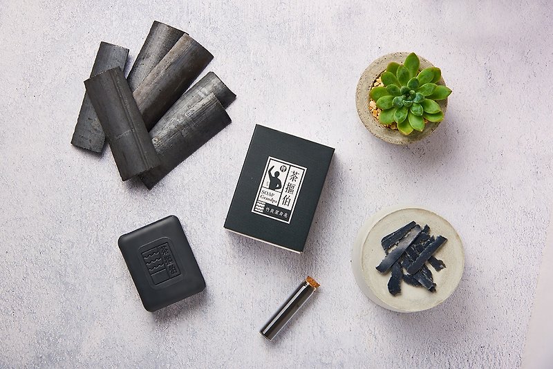 Cha Piao Bo Private Room Series_ Bamboo Charcoal Body Soap 125g - Soap - Other Materials 