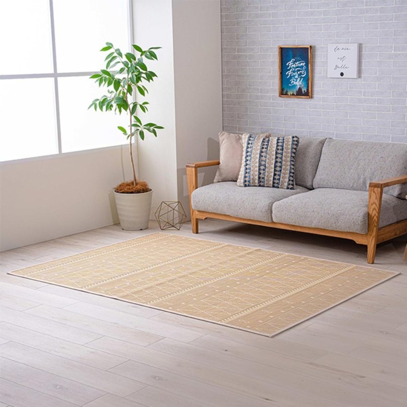 [Japanese Aesthetics] Bamboo Carpet NS Lira Natural Bamboo Antibacterial and Deodorizing Easy to Clean for Pets - Rugs & Floor Mats - Plants & Flowers 