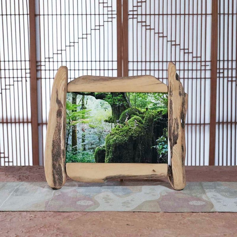 Driftwood photo stand, photo frame, photo frame, wooden frame, driftwood art, - Picture Frames - Wood Brown