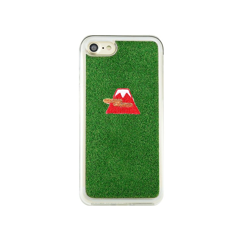 Shibaful -Mill Ends Park Kyototo Fuji for iPhone 2 types - Phone Cases - Waterproof Material Green