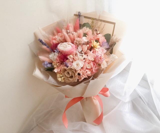 プリザーブドフラワー プリザーブドローズ ドライフラワー 花束