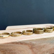 卒業シーズン文化貨幣金細工体験・手作り指輪・シルバーブロンズ