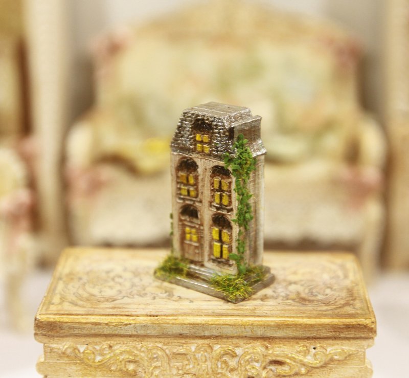 Mini house for a dollhouse 1:12 小房子 - Other - Wood Multicolor