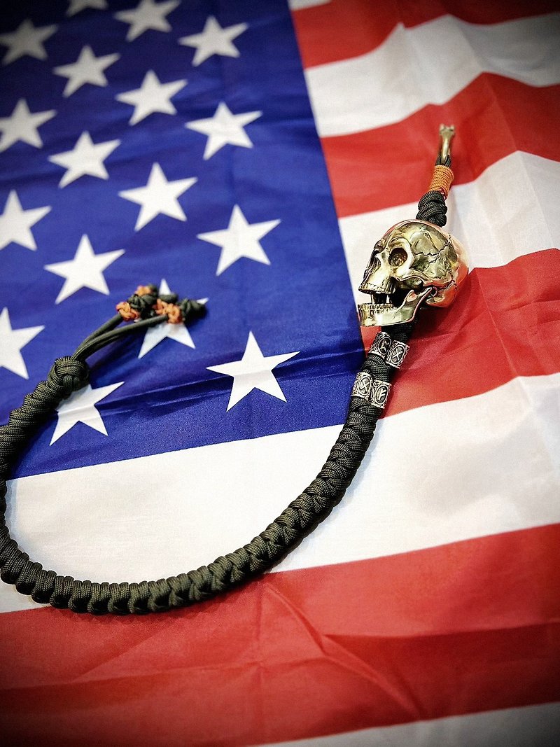 STRING MAN Paracorder-[Customized] Rune Skull Exorcist Whip American Heavy Machine - Other - Nylon 