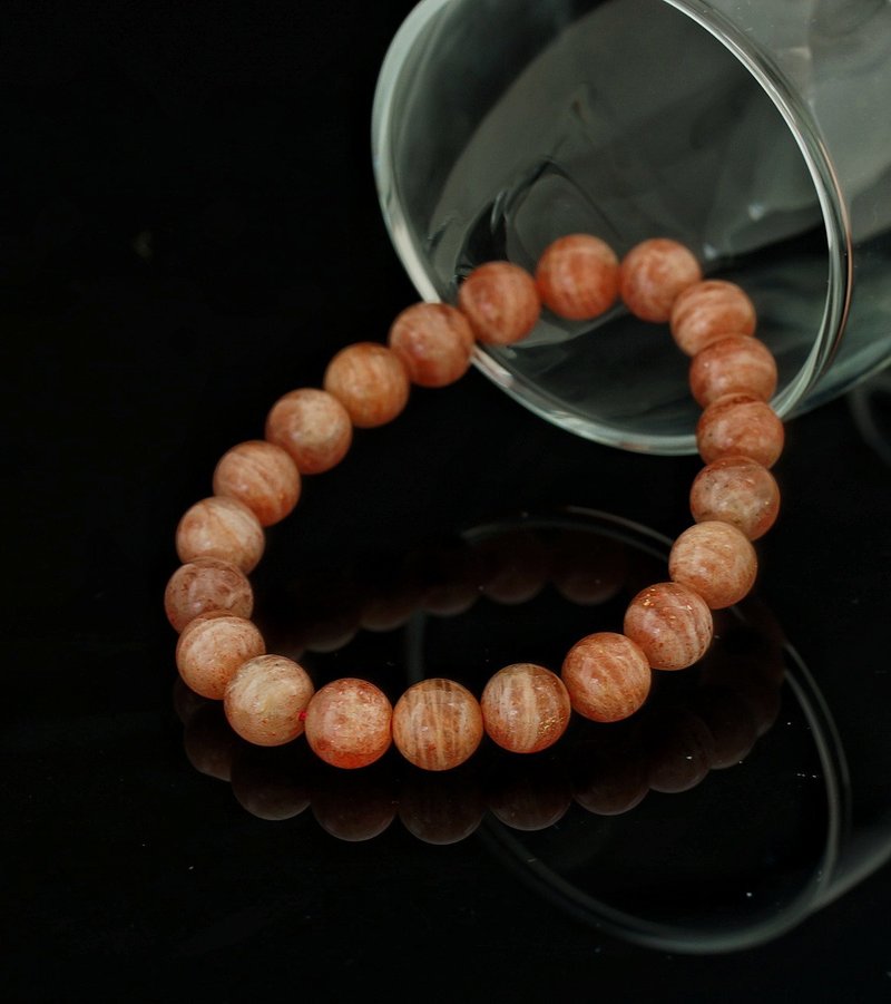 金太陽石 9.2mm 手鍊 ( Oligoclase 9.2mm Bracelet ) - 手鍊/手環 - 水晶 