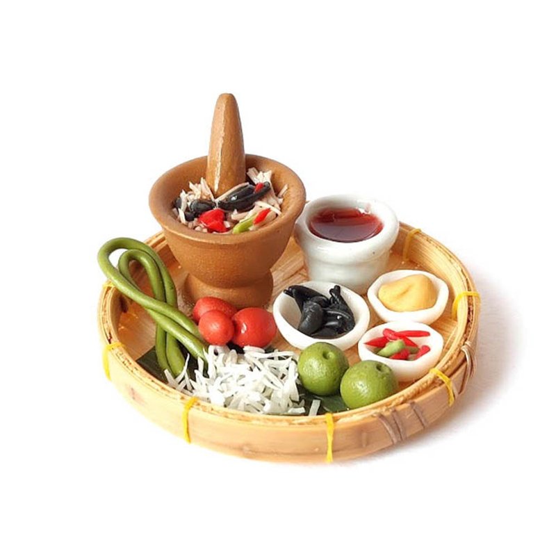 set  Model Thaifood 2 - 擺飾/家飾品 - 琺瑯 紅色