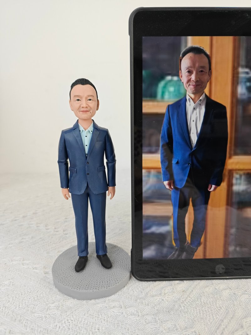客制化人物公仔 人偶 3D人像畫 似顏繪 肖像 定制 生日 紀念 禮物 - 公仔/玩偶 - 黏土 多色