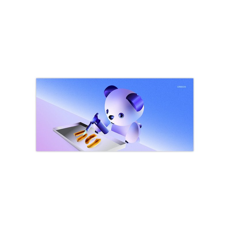 CRIIICHI古治 焦糖香蕉 全景明信片 - 卡片/明信片 - 紙 多色