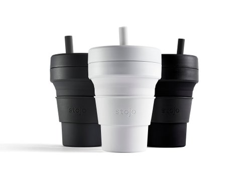 Stojo 折疊伸縮吸攜杯 16oz / 473ml (布魯克林限定版)