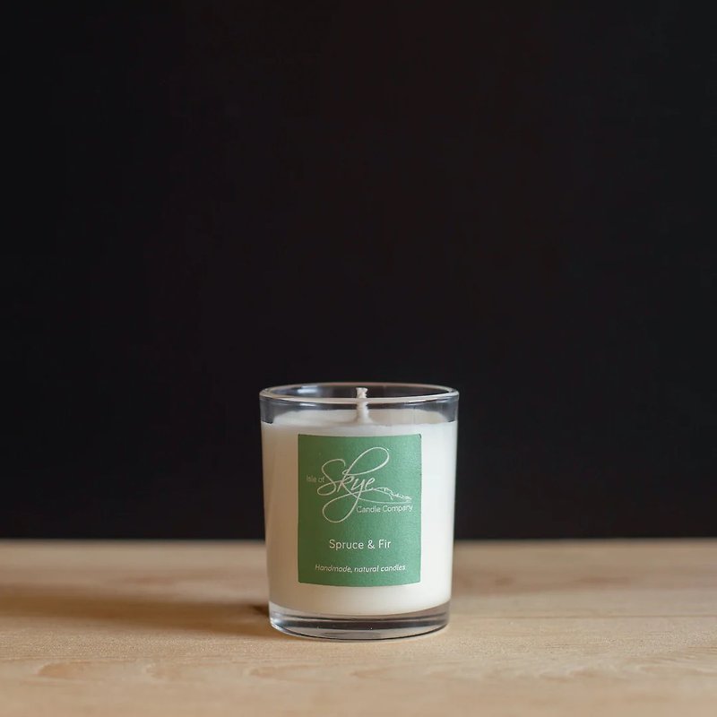 Skye candles spruce and fir (refreshing woody tones bathed in the forest)_candles (small) - Candles & Candle Holders - Other Materials Green