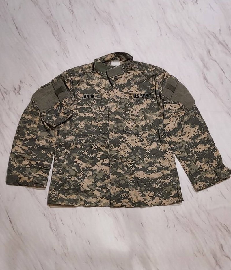 美軍 公發 米灰色 數位迷彩 長袖軍服 薄外套 04款 - 男夾克/外套 - 其他材質 