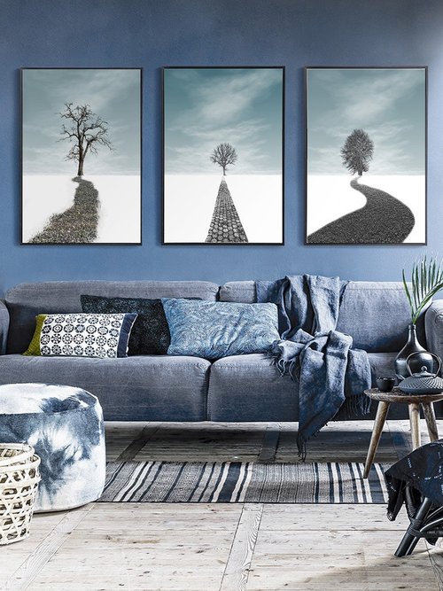 森活小飾Lifedecor 地平線 掛畫 色彩系列 臺灣製造 兩個工作天快速出貨