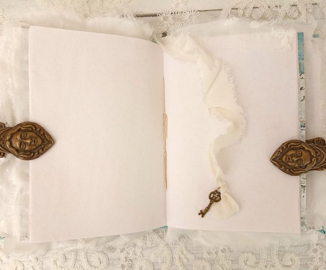 フェアリーワールド ジャンクジャーナル 手作り レース ファンタジー