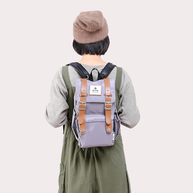 [Twin Series] 2018 Advanced Edition - Traveler Backpack (Small) - Nylon - กระเป๋าเป้สะพายหลัง - วัสดุกันนำ้ สีกากี