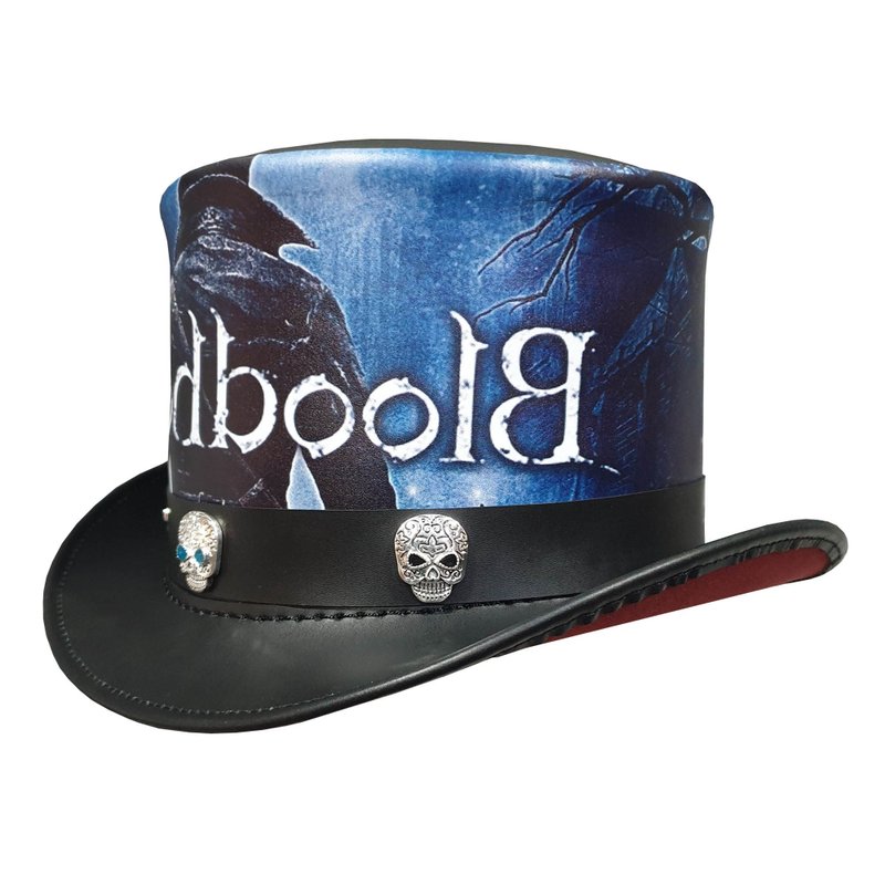 Bloddborne Hunter Leather Top Hat - หมวก - หนังแท้ 