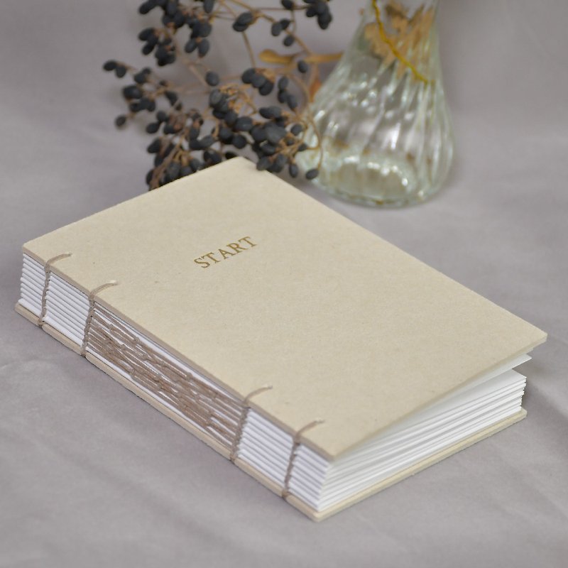 START - A6 Self-filling Calendar | Customized Foil Stamping+Cardboard Hard Case - Notebooks & Journals - Paper White