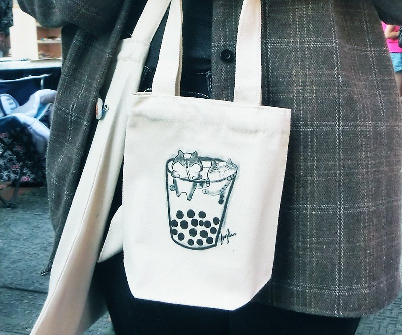 Jane Milk Soup - Beverage Bag - Handbags & Totes - Cotton & Hemp 