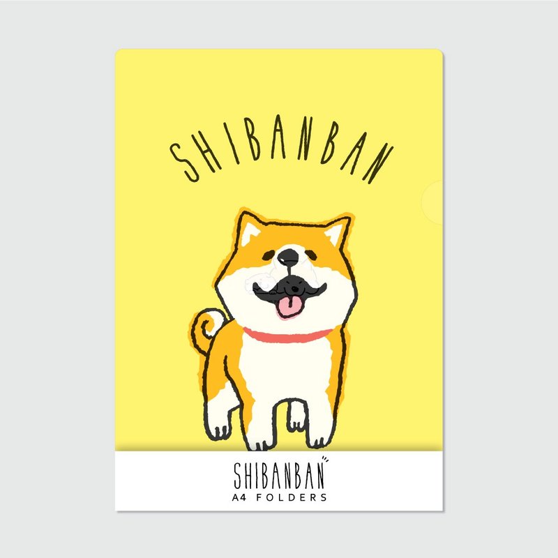 JzFun / 微笑柴犬 單層L資料夾三入組 - 文件夾/資料夾 - 塑膠 多色
