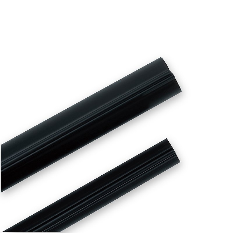 CStraw Set - Black - Reusable Straws - Plastic Black