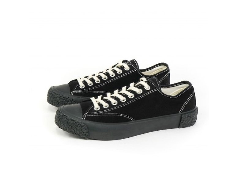 BAKE-SOLE SABLE / Converse Shoes_INKY DARK - รองเท้าลำลองผู้หญิง - ผ้าฝ้าย/ผ้าลินิน สีดำ