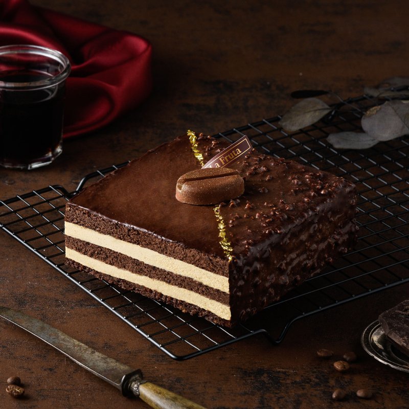 【La Fruta 父親節限定】松露冰滴朱古力蛋糕/ 6吋 - 蛋糕/甜點 - 新鮮食材 咖啡色