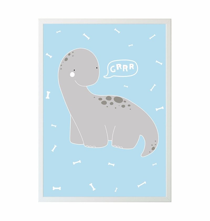 Poster: Baby Brontosaurus - Posters - Paper Multicolor