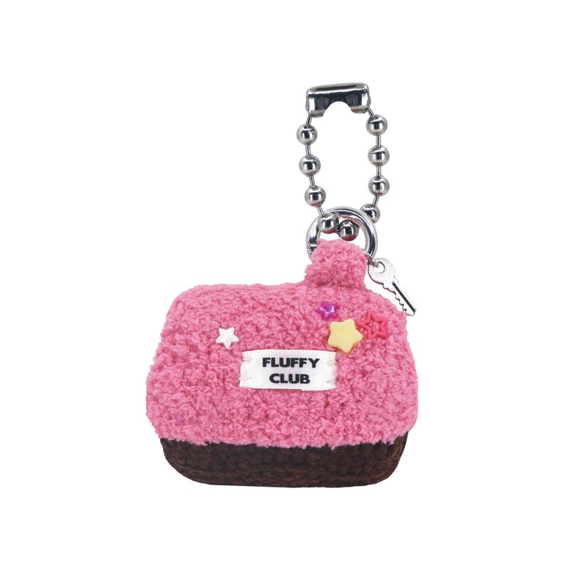 'SWEET HOME SWEET' AirPods 3&Pro case PINK roof BROWN wall (GIANT BALL) - AirPods/耳機保護套 - 繡線 粉紅色