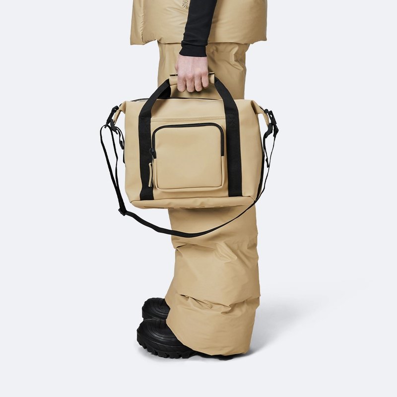 【Denmark RAINS】Texel Kit Bag W3 Waterproof Multifunctional Dual-purpose Side Backpack - Handbags & Totes - Other Materials 