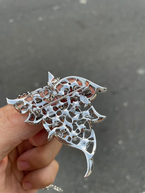 古き良きアンティークジュエリー 超美品 ラインストーン ぶどう