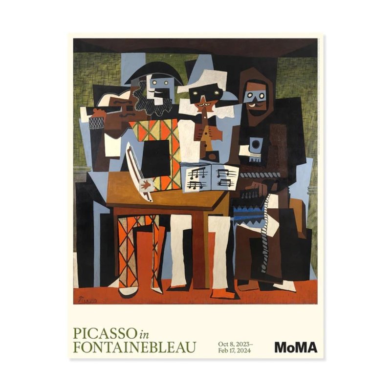 【原版海報】畢卡索 Picasso | Fontainebleau - 海報/掛畫/掛布 - 紙 咖啡色