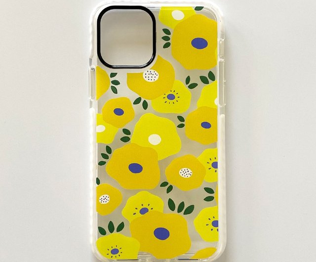 黄色のお花畑 iPhone クリアケース - ショップ ÜRIKMÄD illustration スマホケース・カバー - Pinkoi