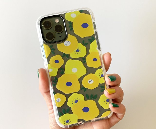 黄色のお花畑 iPhone クリアケース - ショップ ÜRIKMÄD illustration スマホケース・カバー - Pinkoi