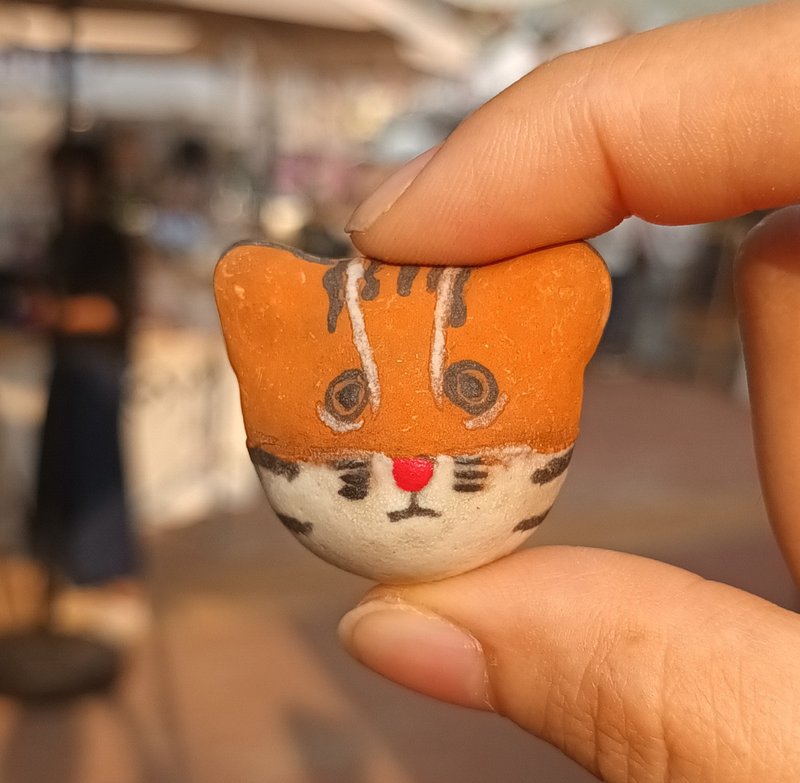 Gift/Customized/Pet/ Stone Pottery Magnet - แม็กเน็ต - ดินเผา 