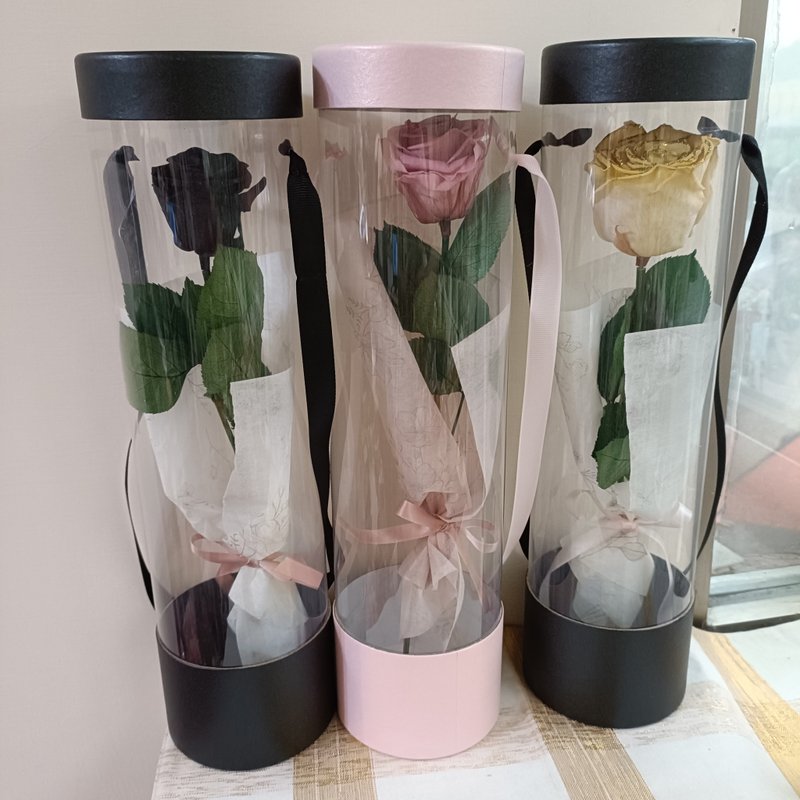 永生向日葵太陽花玫瑰滿天星花束 求婚結婚捧花外拍生日畢業禮物a - 乾燥花/永生花 - 植物．花 多色