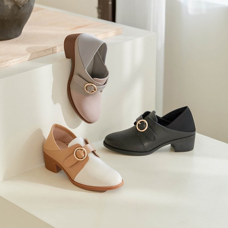 超柔軟2WAY真皮萊卡踝靴Ankle boots - 高跟鞋/跟鞋 - 真皮 多色