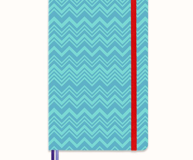 MOLESKINE MISSONI ジョイント 2023 ダイアリー 12M ノコギリグリーンLタイプ - ショップ MOLESKINE ノート・手帳  - Pinkoi