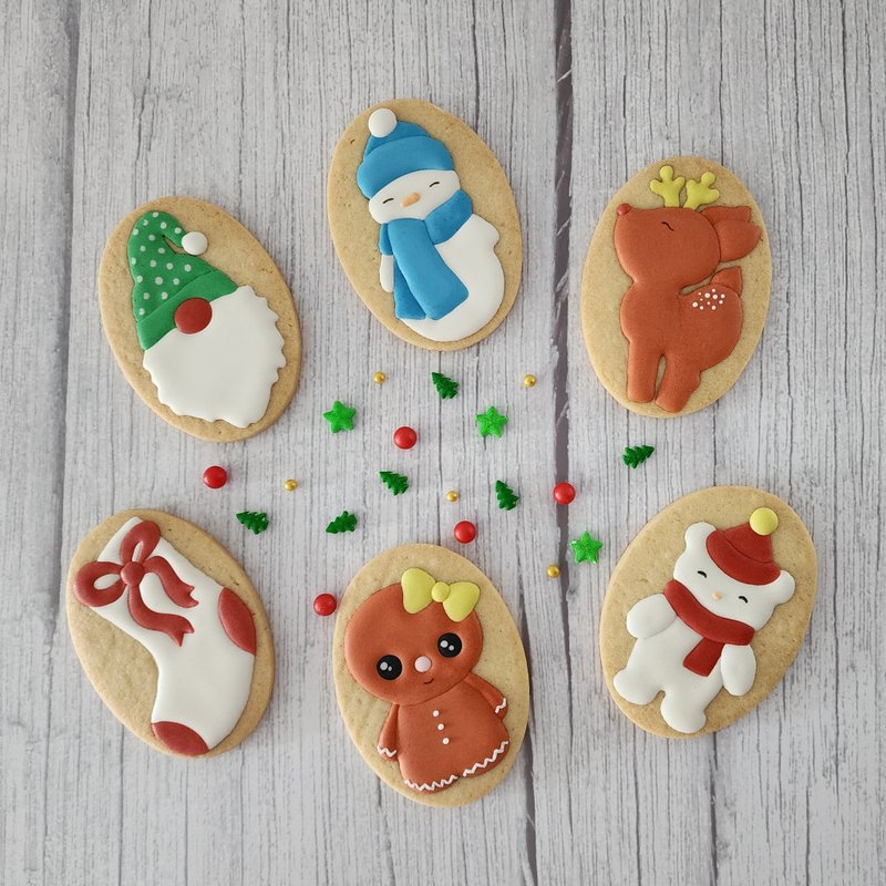 Christmas DIY Painted Frosting Cookies - Material Pack Combo A - Cuisine - Other Materials 